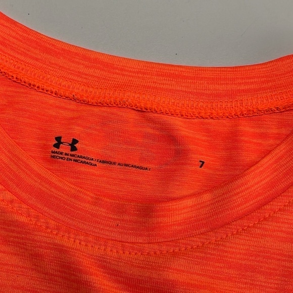 🆕 ❤️ UNDER ARMOUR Bous Shirt Size 7 - Picture 4 of 4